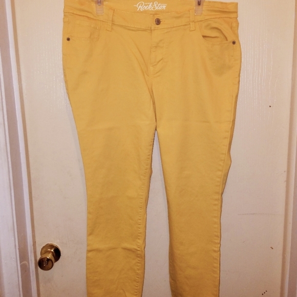 COPY - Denim Stretch Jeans (yellow) - Picture 7 of 8